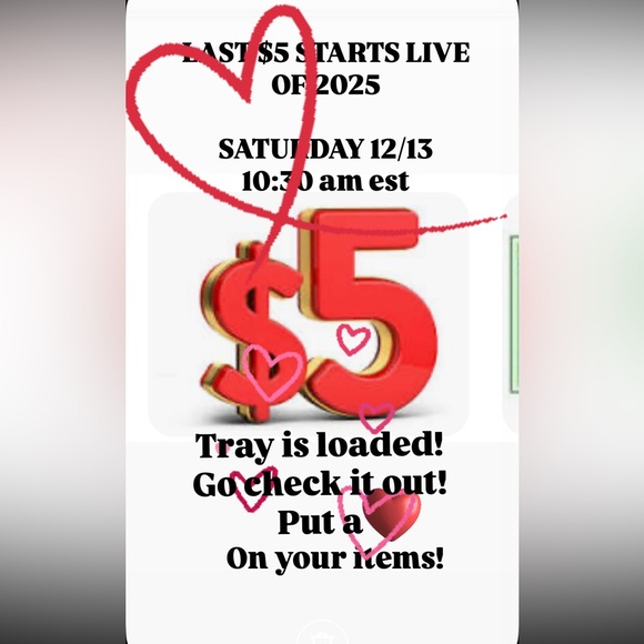 LIVE SATURDAY 12/13 at 10:30am est | 7:30am pct | Throw on a ♥️ To BE NOTIFIED - Picture 10 of 11